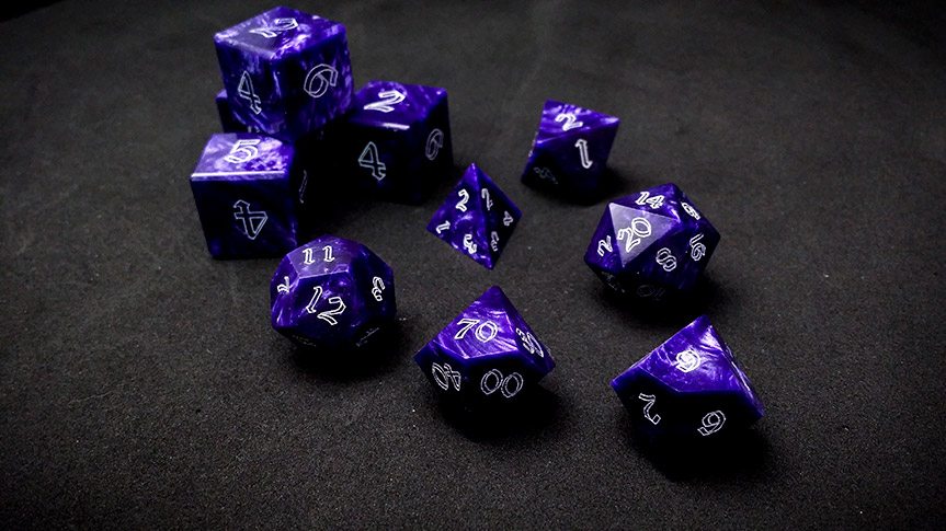 AEKZOX Set Di 20 Dadi Da Gioco 6 Facce 16mm In Acrilico Per Giochi Di Ruolo RPG E Giochi Da Tavolo, Nero Rosso Blu - Giochi E Prodotti Per L'Età Evolutiva