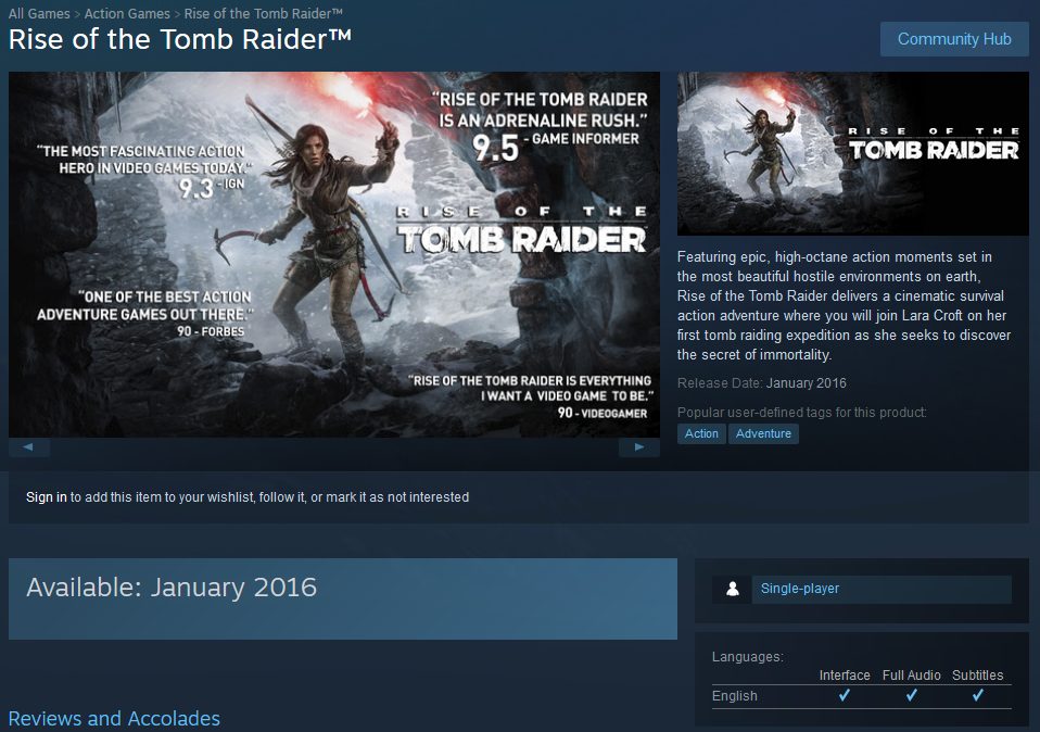 rise of the tomb rider