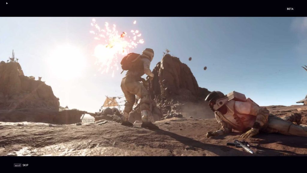 star wars battlefront gameplay screen