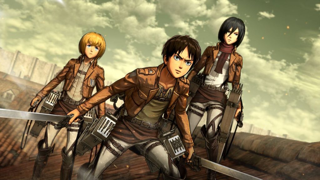 Attack On Titan – Wings of Freedom videogioco screen