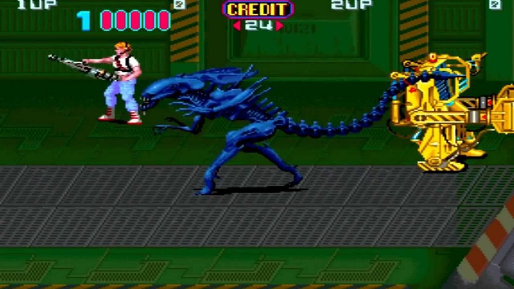 retrogaming aliens arcade