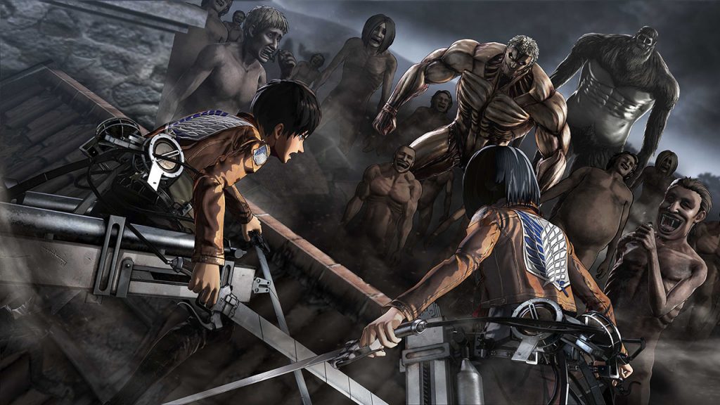 Attack On Titan – Wings of Freedom videogioco screen