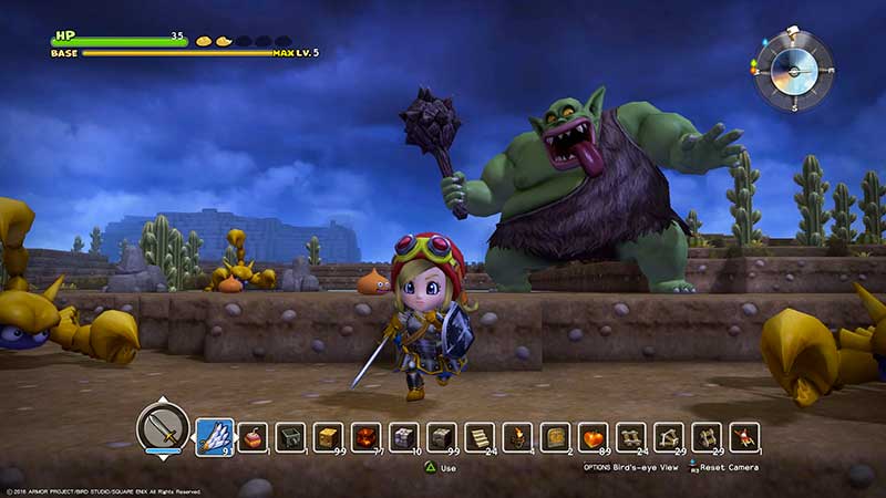 dragon quest builders screen gameplay