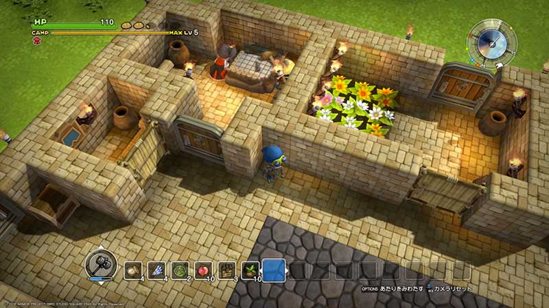 dragon quest builders screen gameplay