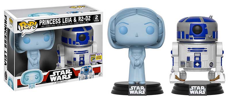 funko pop Holographic-Leia