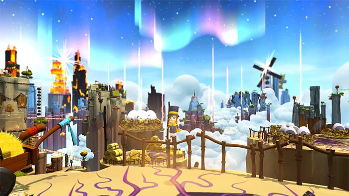 a hat in time, videogioco platform: screen gameplay