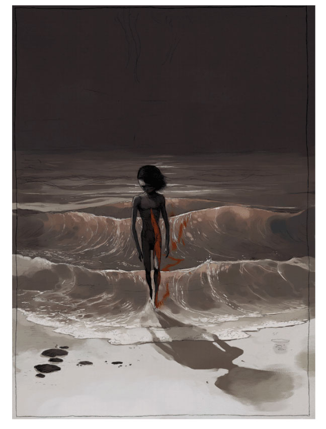 watersnakes graphic novel di tony sandoval edita da tunuè